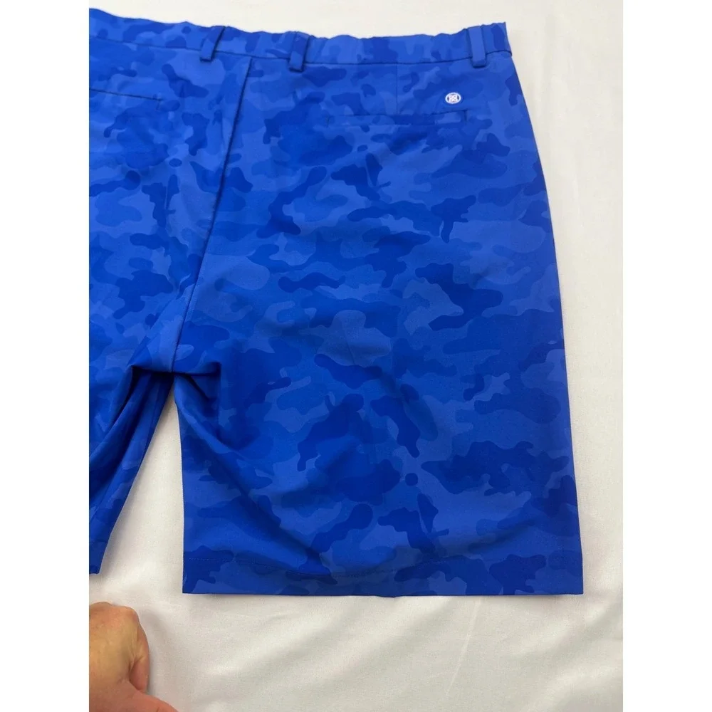 G/FORE Mens‎ Blue Camo Golf Shorts Size 40 Performance Technical Camouflage
